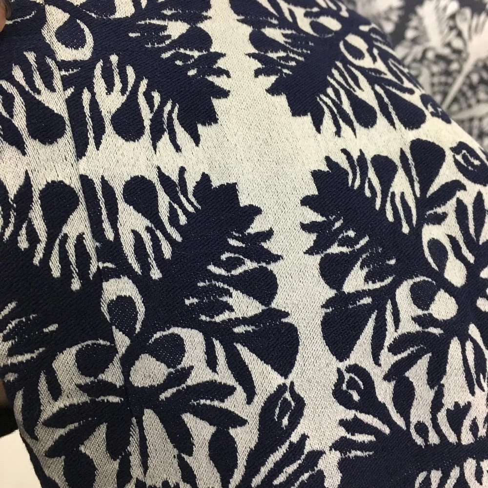 Cynthia Steffe Blue Embroidered Shift Dress - Picture 6 of 7